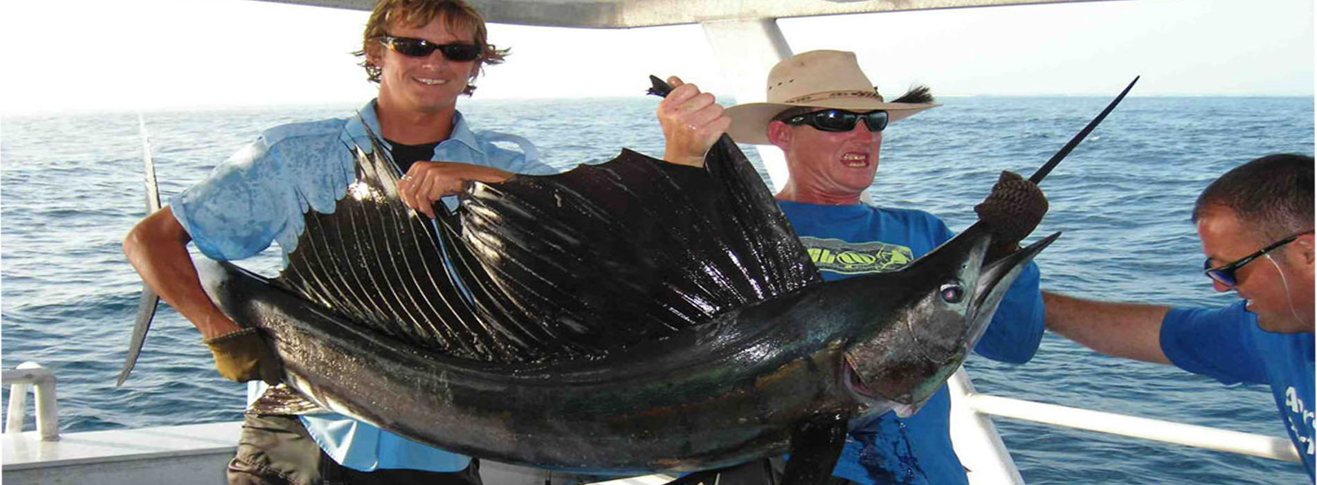 Fishing Rowley Shoals sailfish Karma IV TAO and gang