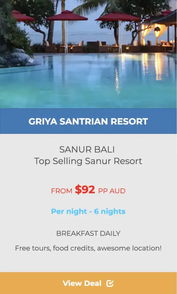GRIYA SANUR RESORT hotel deals