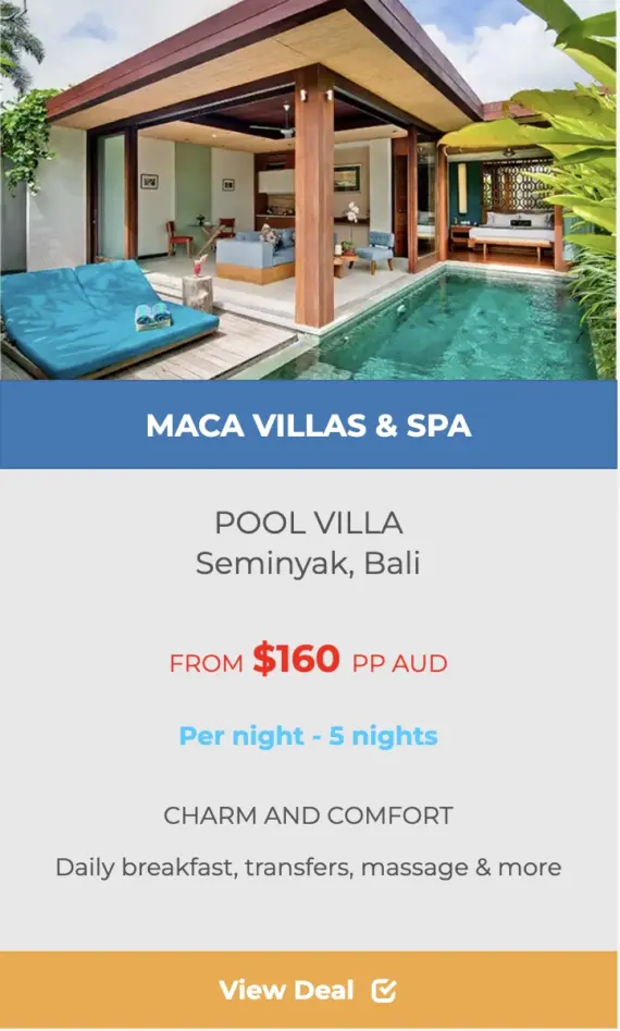 MACA VILLAS & SPA SEMINYAK holiday deals small