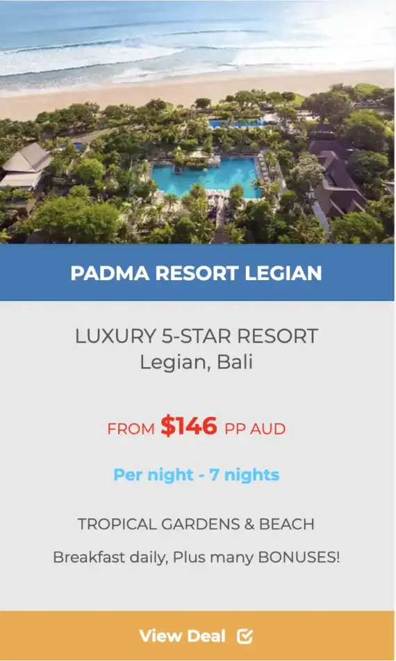 PADMA RESORT LEGIAN hotel deals small