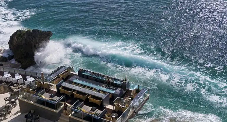 AYANA Resort Bali drone photo Rock Cafe