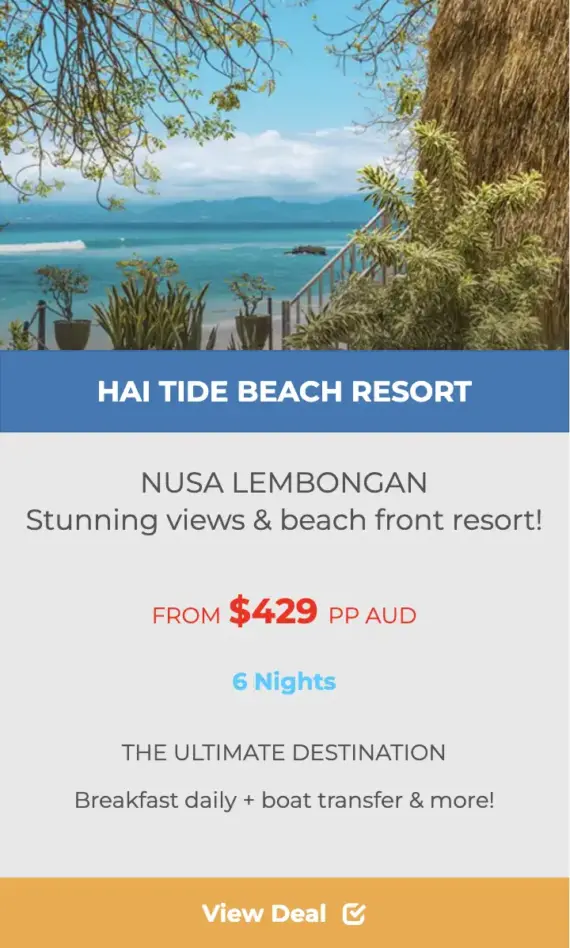 HAI TIDE BEACH RESORT NUSA LEMBONGAN deal