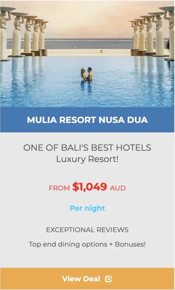 MULIA RESORT NUSA DUA deal
