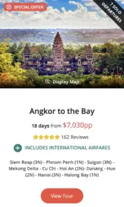 ANGKOR TO THE BAY PACKAGE deals
