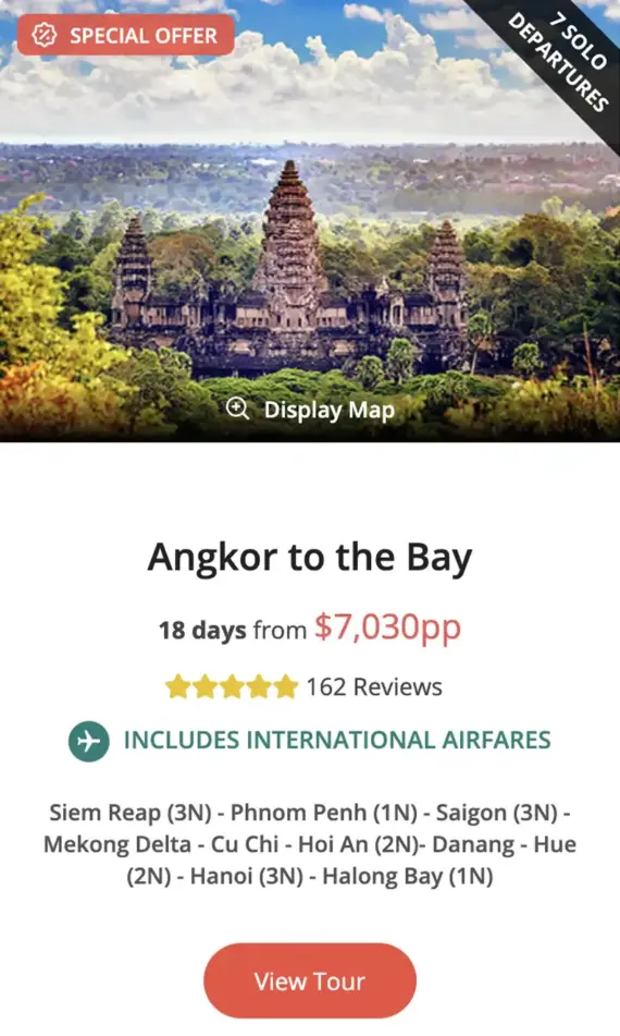 ANGKOR TO THE BAY PACKAGE deals
