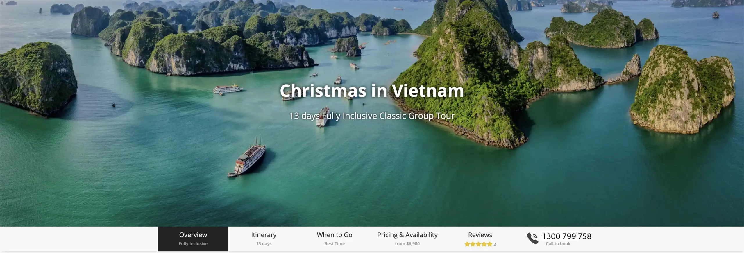 CHRISTMAS IN VIETNAM package slider