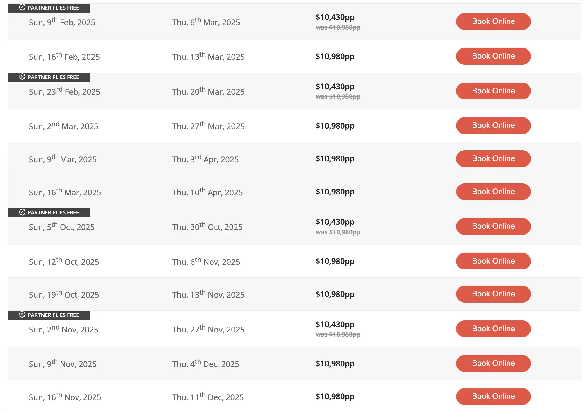 GRAND TOUR OF INDOCHINA package prices 2025