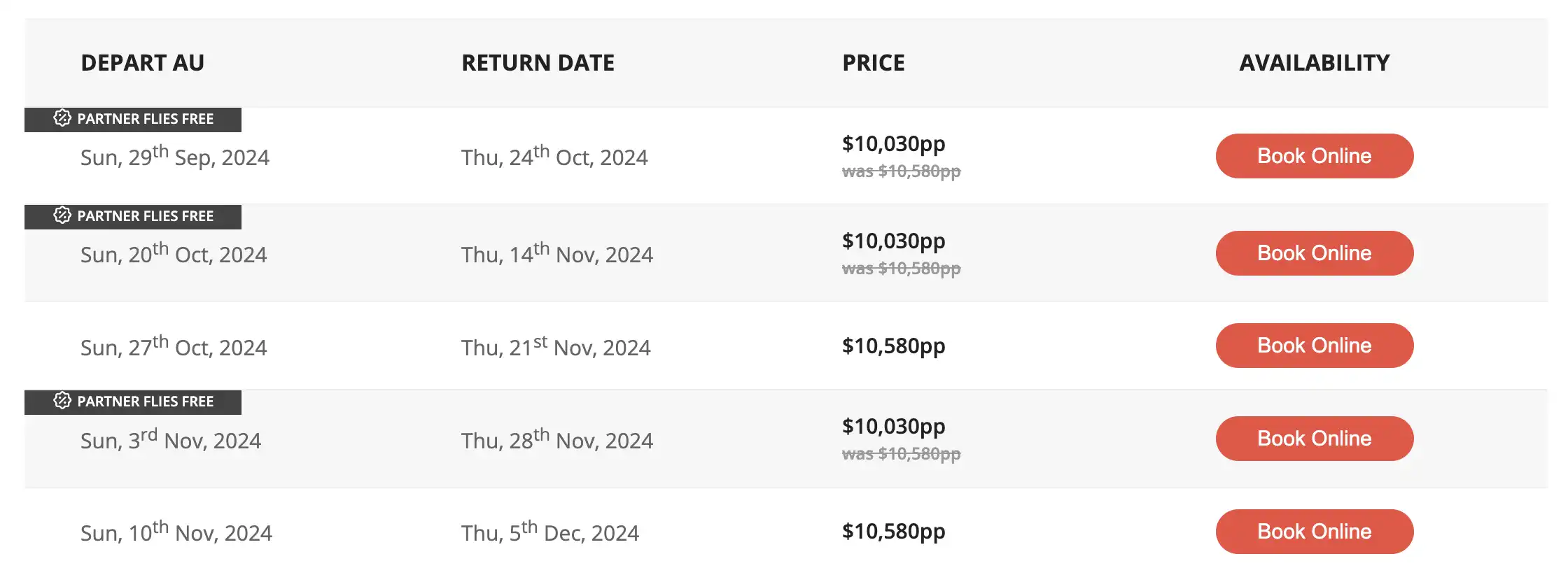 GRAND TOUR OF INDOCHINA prices dates 2024