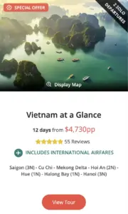 VIETNAM AT A GLANCE PACKAGE deals