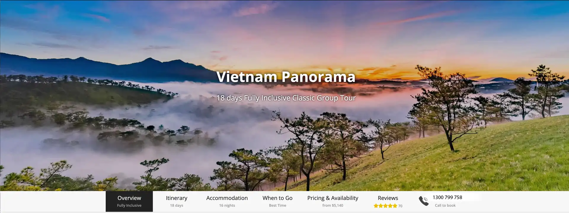 VIETNAM PANORAMA PACKAGE slider