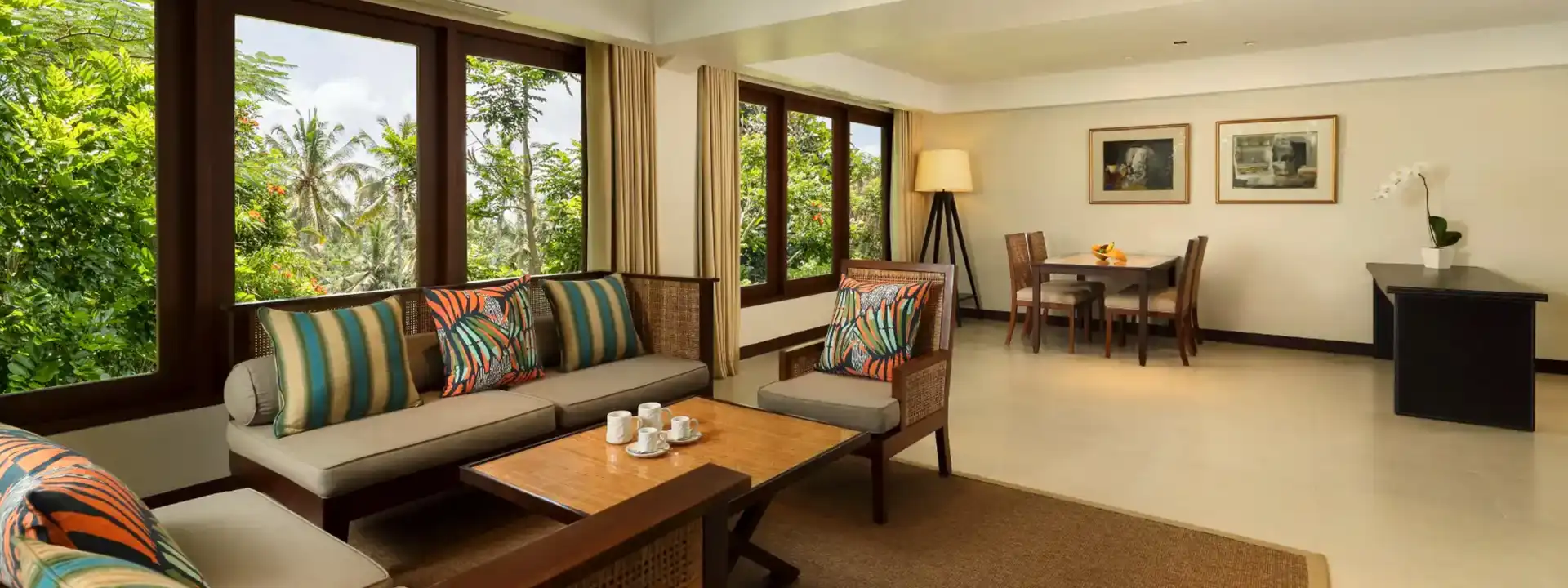 2-BEDROOM BALCONY SUITE lounge Padma Resort Legian