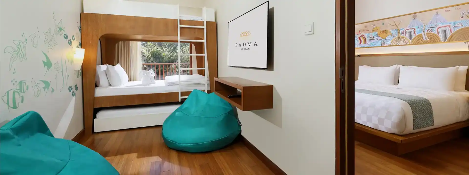 FAMILY ROOM Padma Resort kids bunk