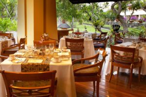 Nusa Dua Beach Hotel tables