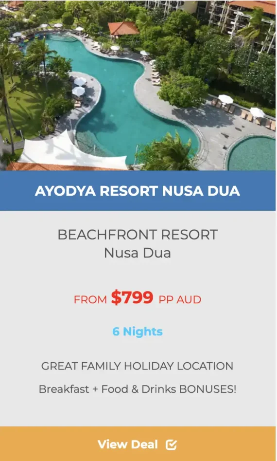 AYODYA RESORT NUSA DUA deal