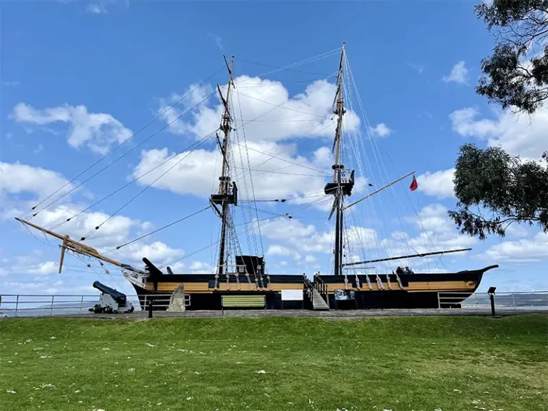 BRIG AMITY SHIP side profile Albany