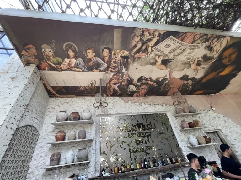 PENNY LANE bar mirror and painting Canggu